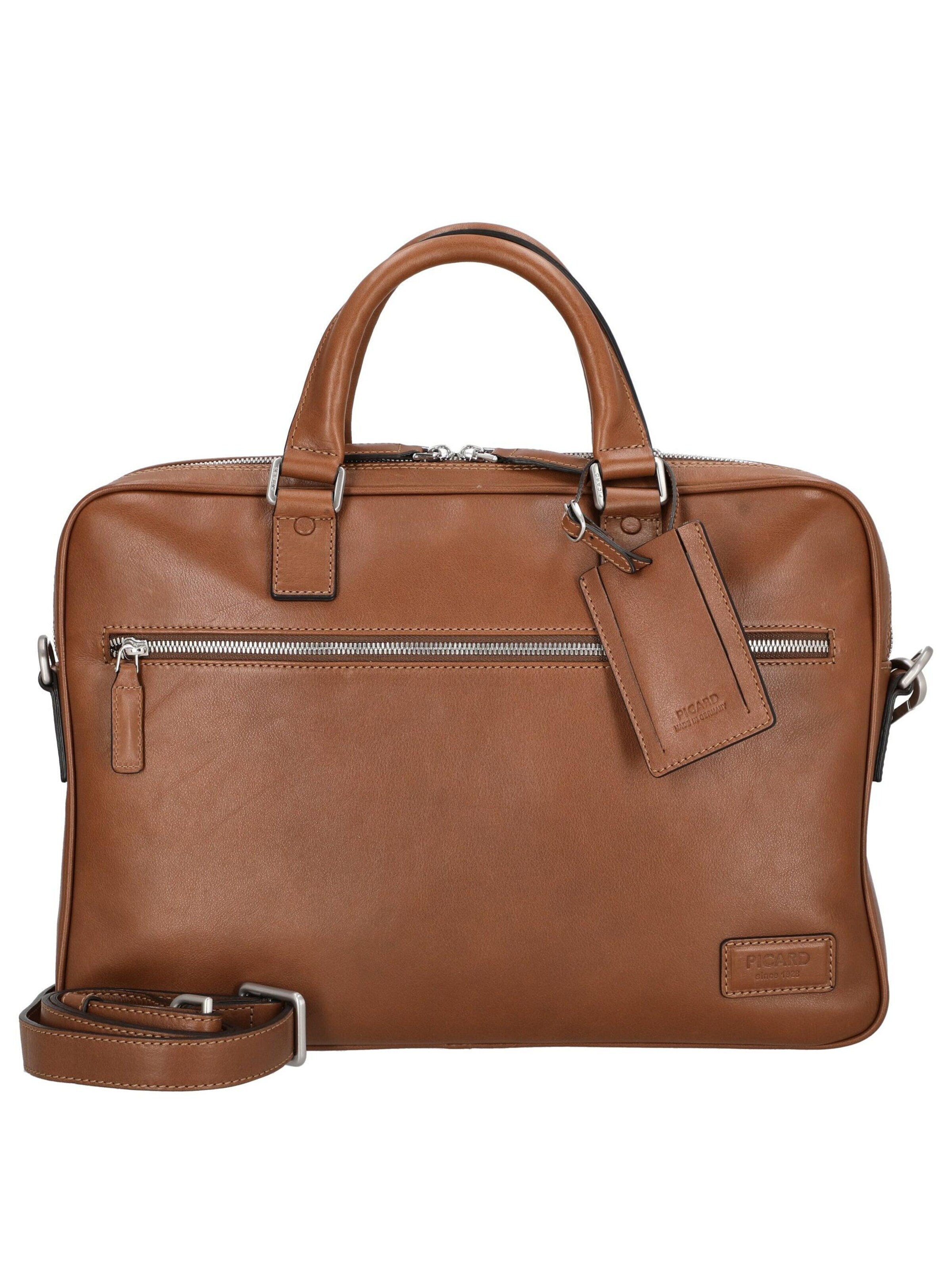 Picard Briefcase in Brown: front
