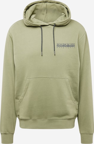 NAPAPIJRI Sweatshirt 'BOYD' in Groen: voorkant