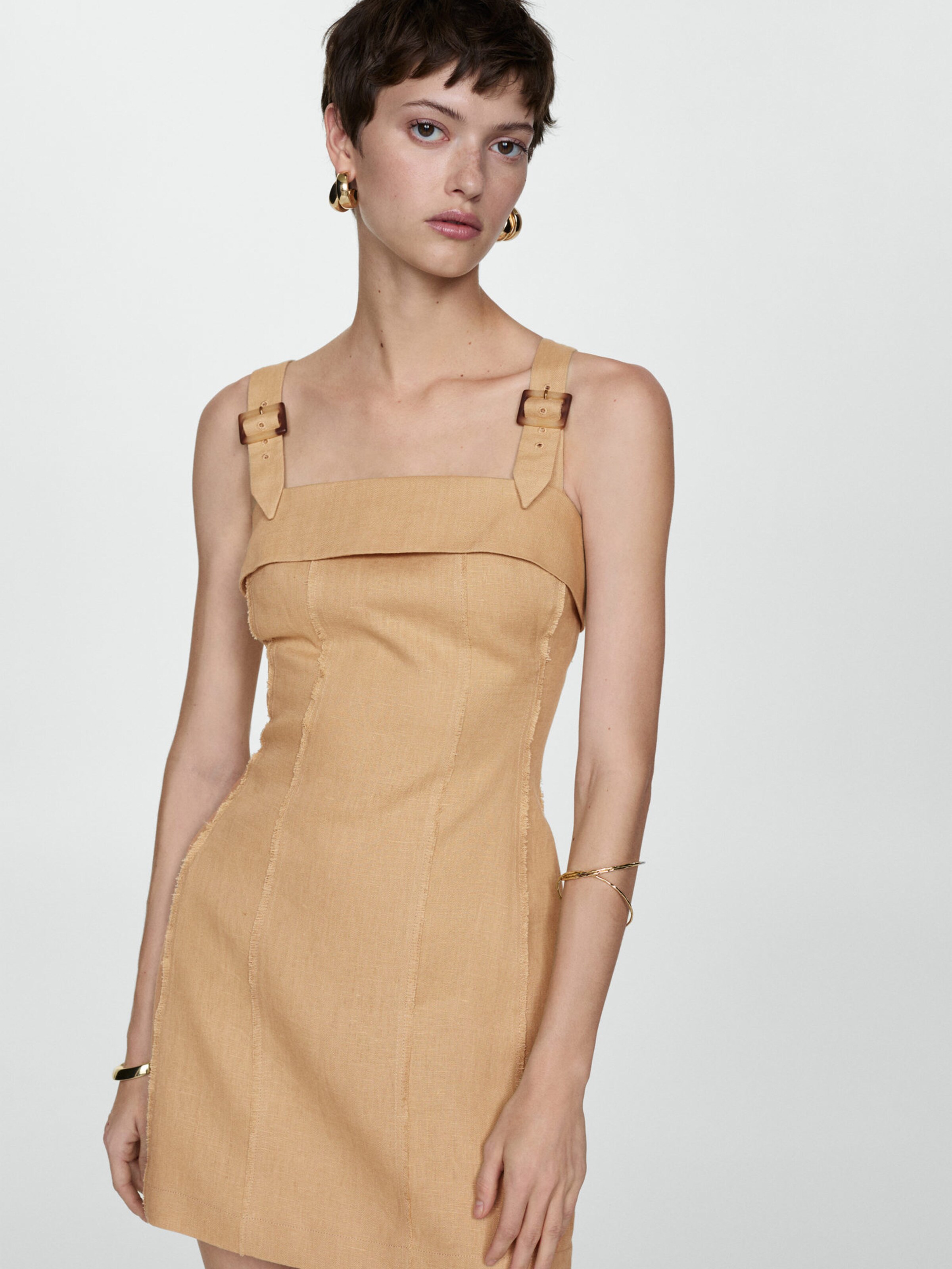Robe d ete Lennox MANGO en Beige ABOUT YOU