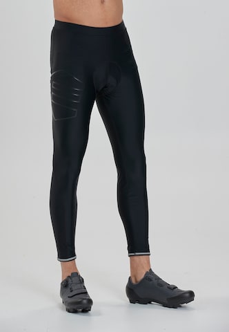 ENDURANCE Skinny Workout Pants 'Gorsk' in Black: front