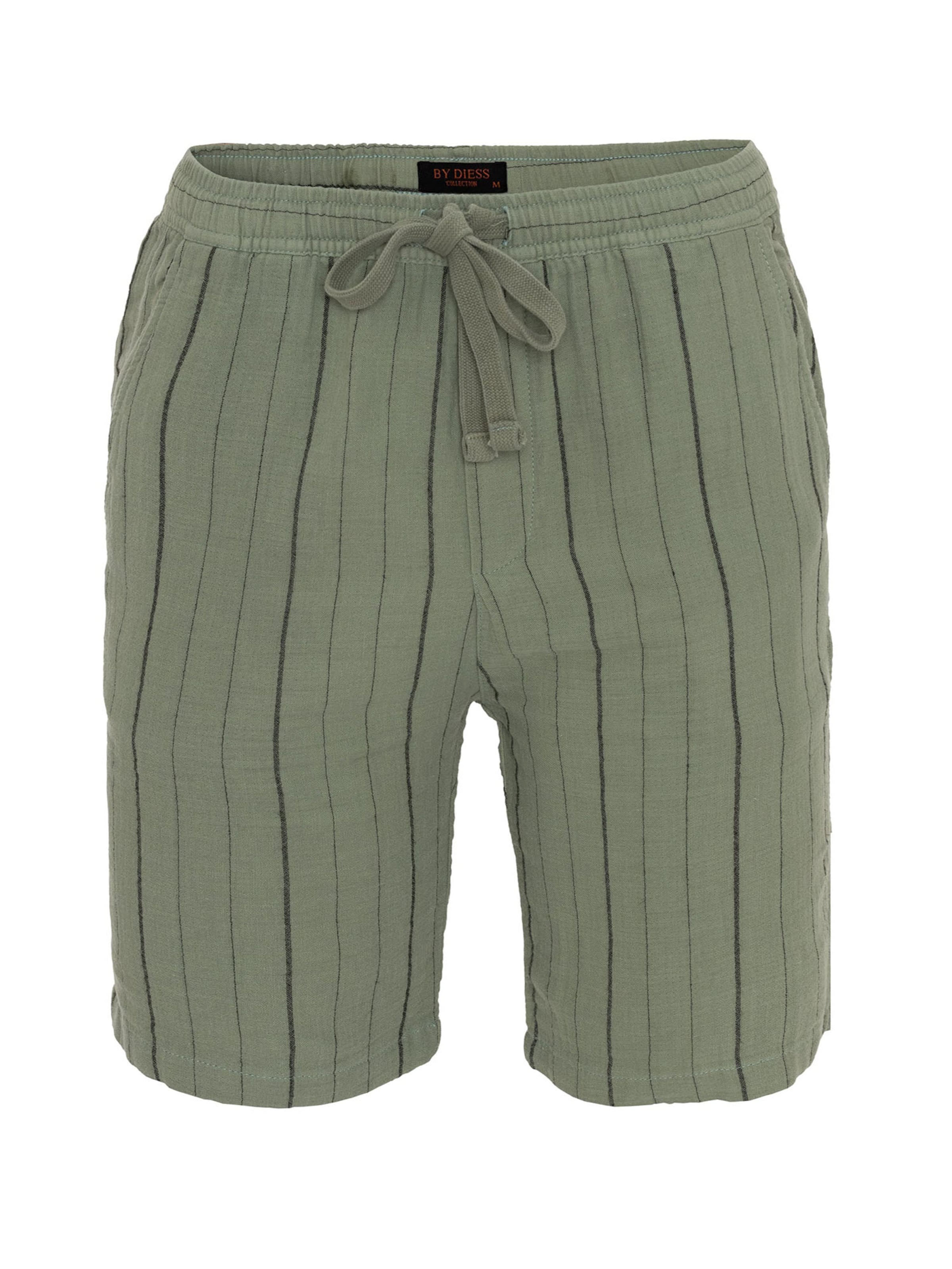 By Diess Collection Loosefit Παντελόνι σε πράσινο: μπροστά