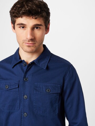 BLEND Regular fit Button Up Shirt in Blue