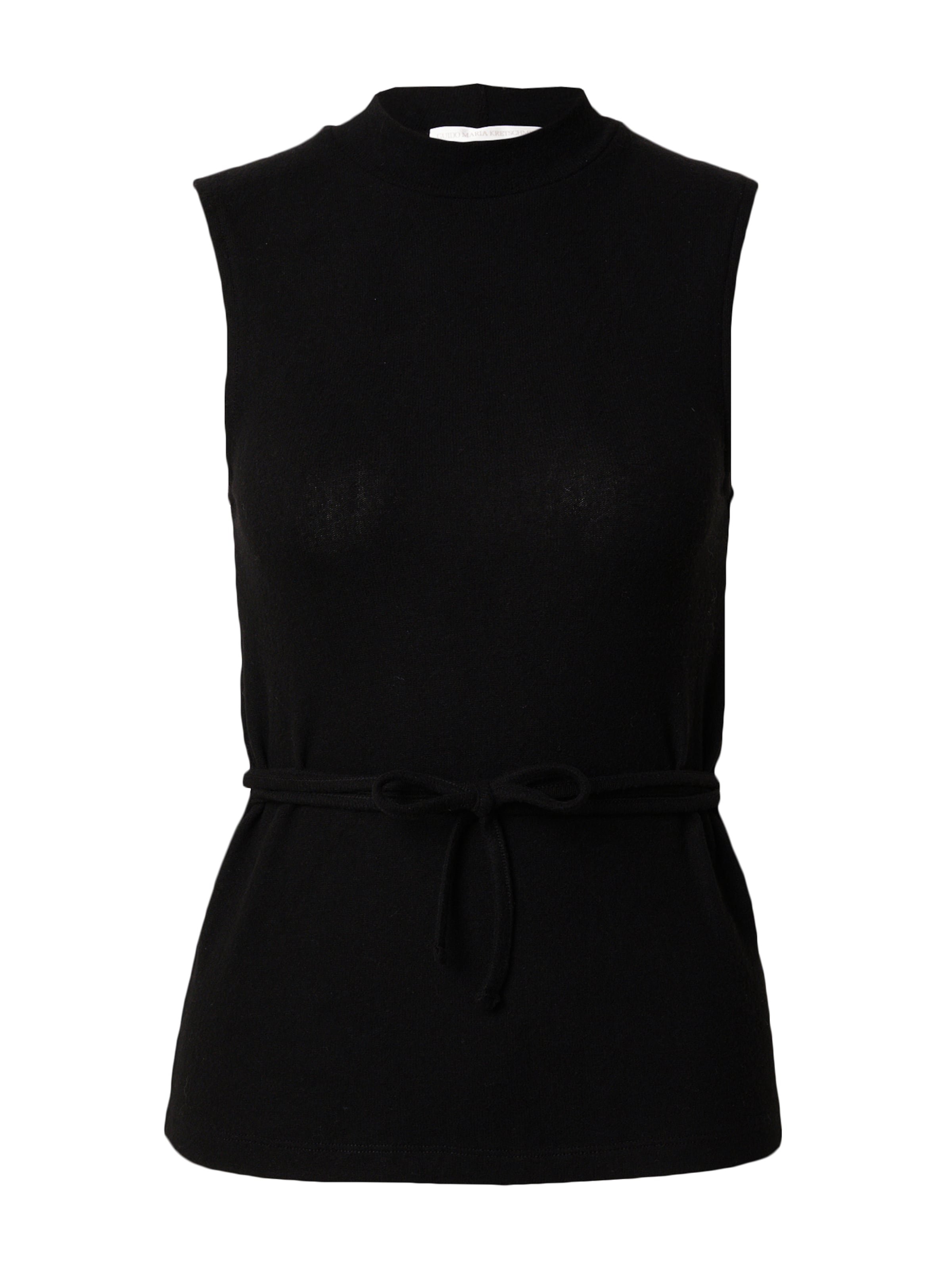 Guido Maria Kretschmer Women Top 'Cara' en negro, Vista del producto