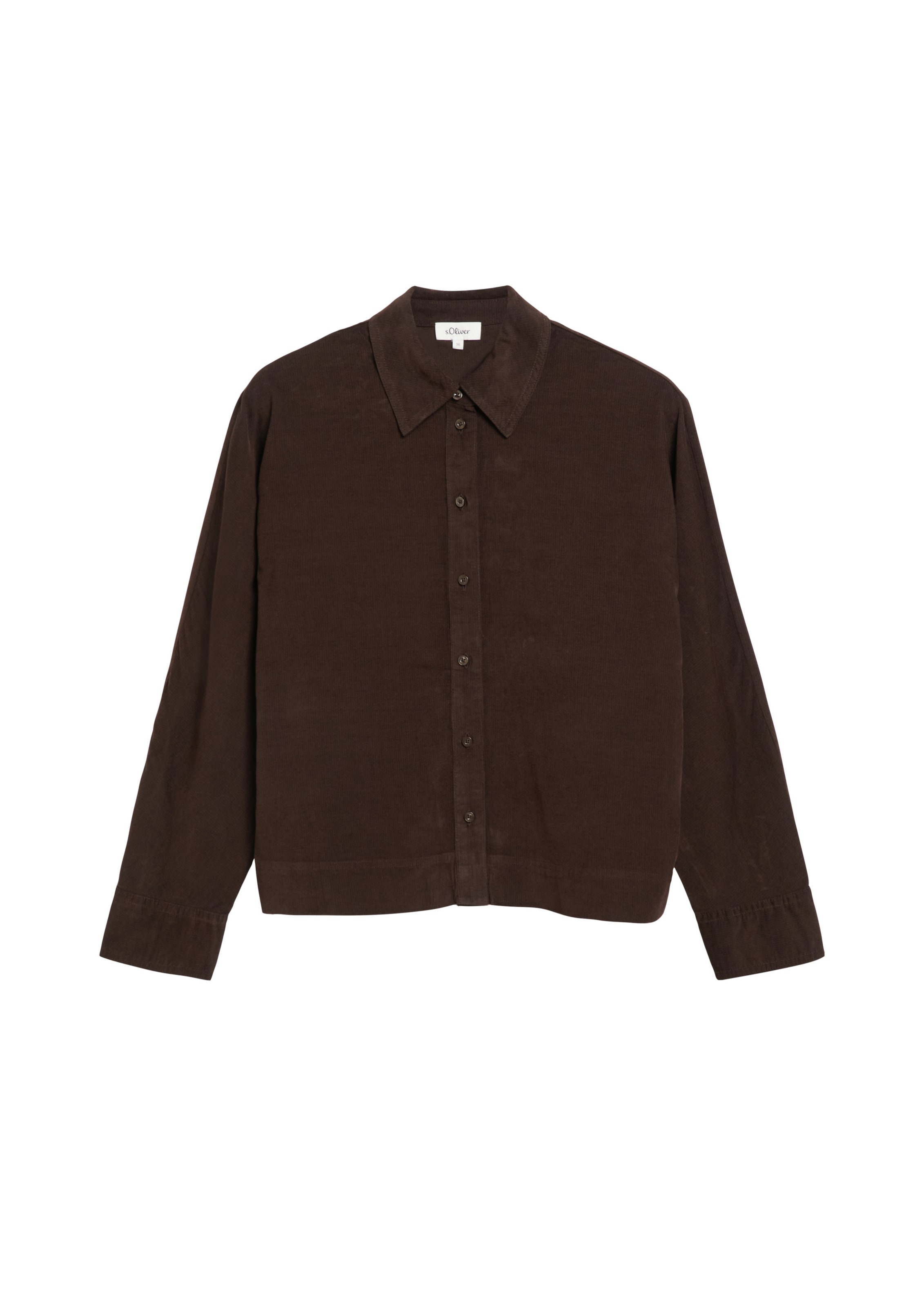 s.Oliver Blouse in Bruin: voorkant