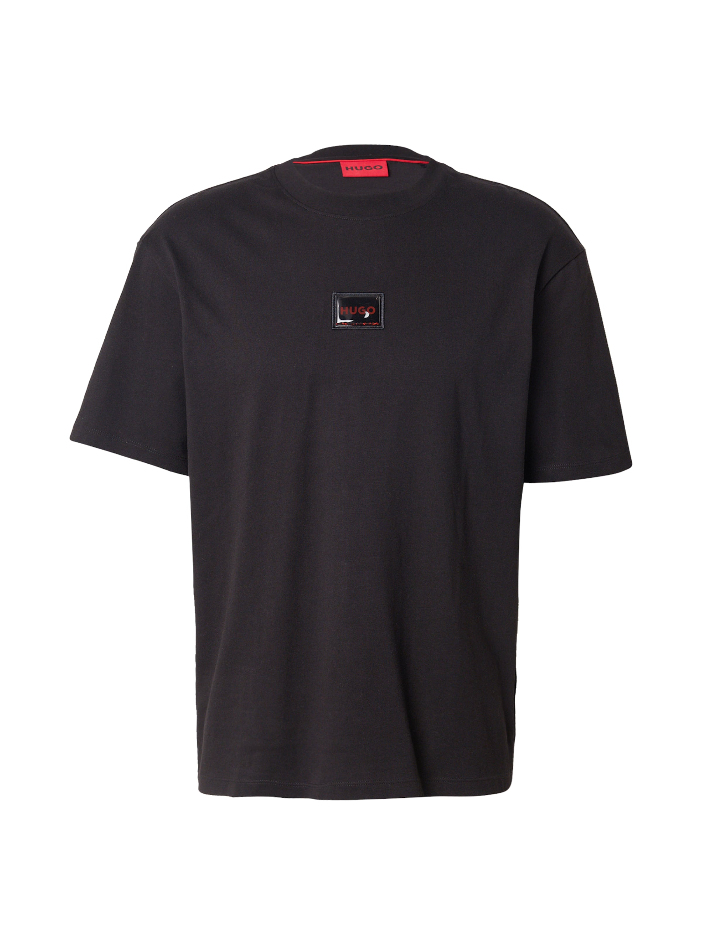 HUGO T-Shirt 'Dugojelly' in Schwarz: Vorderseite