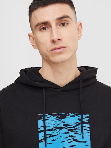 !Solid Sweatshirt 'Emiliano' in Schwarz