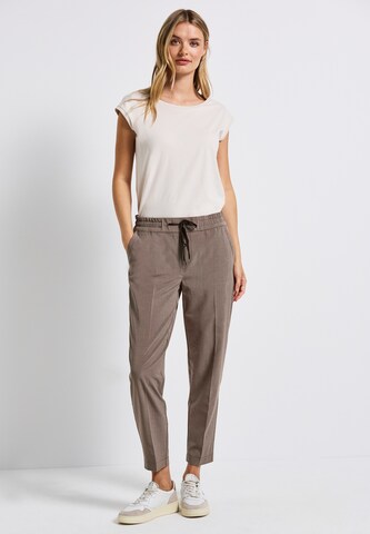 STREET ONE Slimfit Hose in Braun