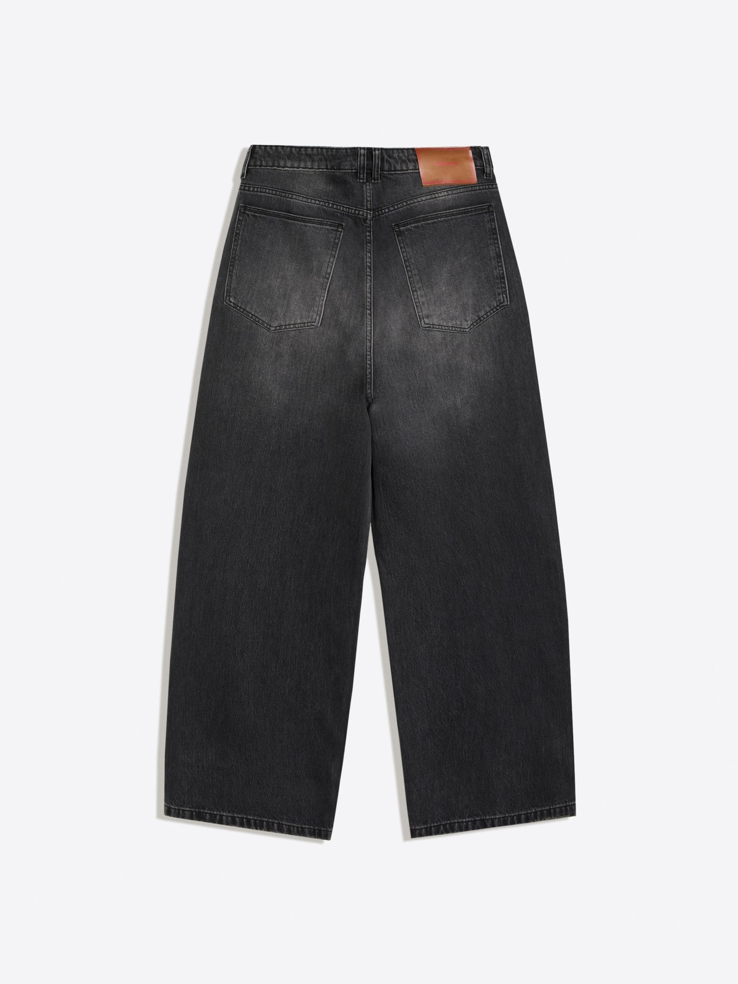 Bershka Baggy Дънки в черно