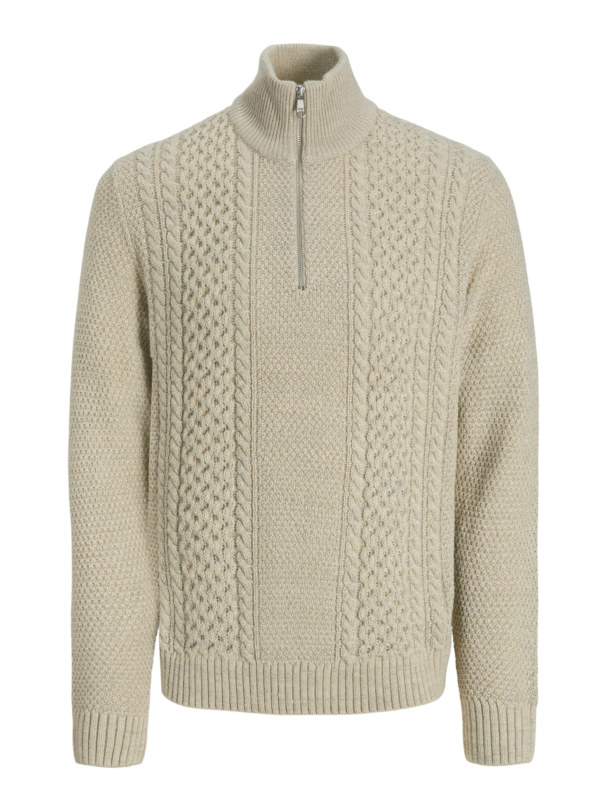 Pull-over 'JJPaul' JACK & JONES en blanc : devant