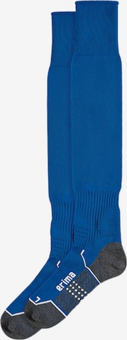 ERIMA Soccer Socks in Blue: front