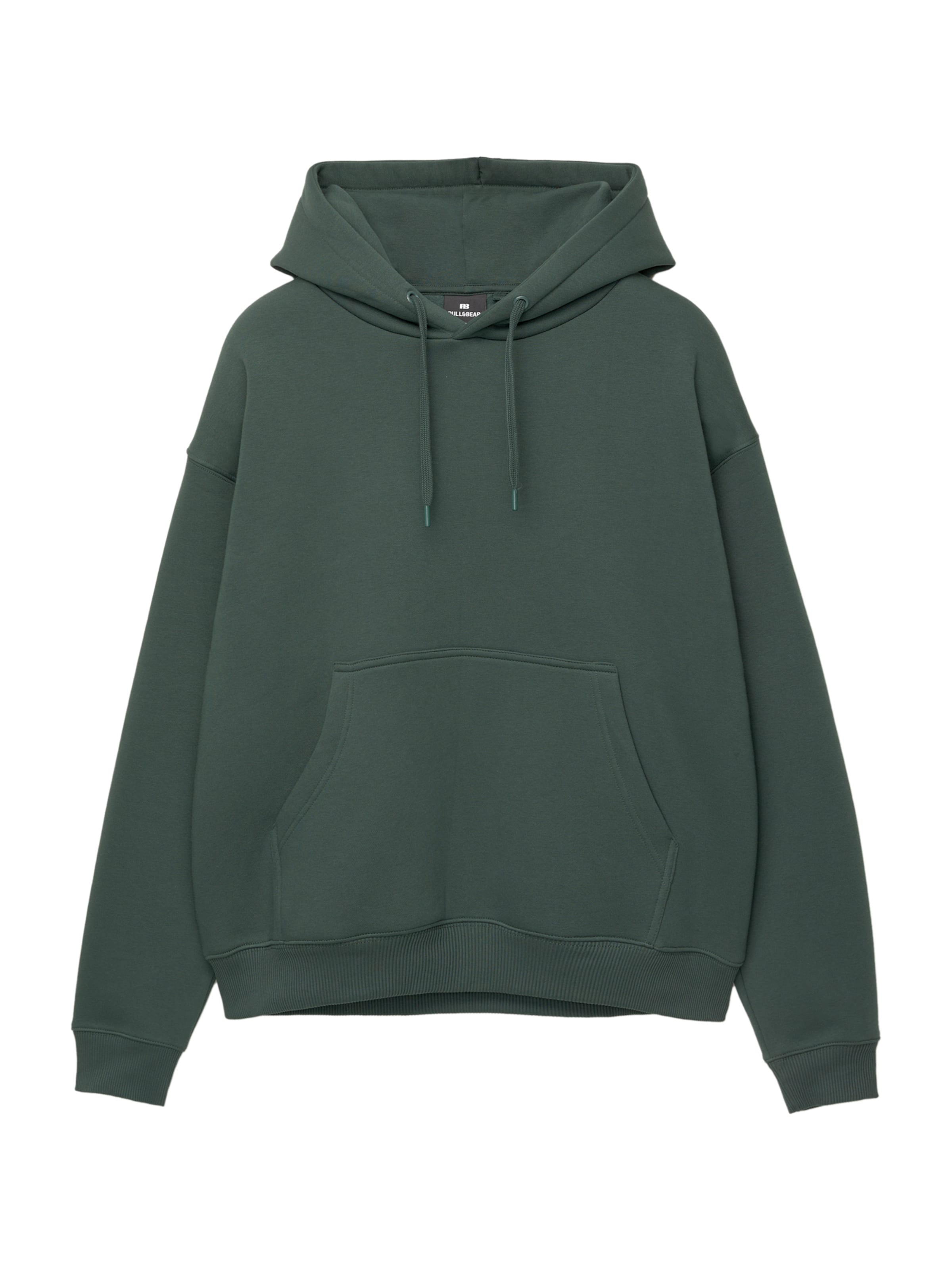 sötétzöld Pull&Bear Tréning póló, Termék nézet