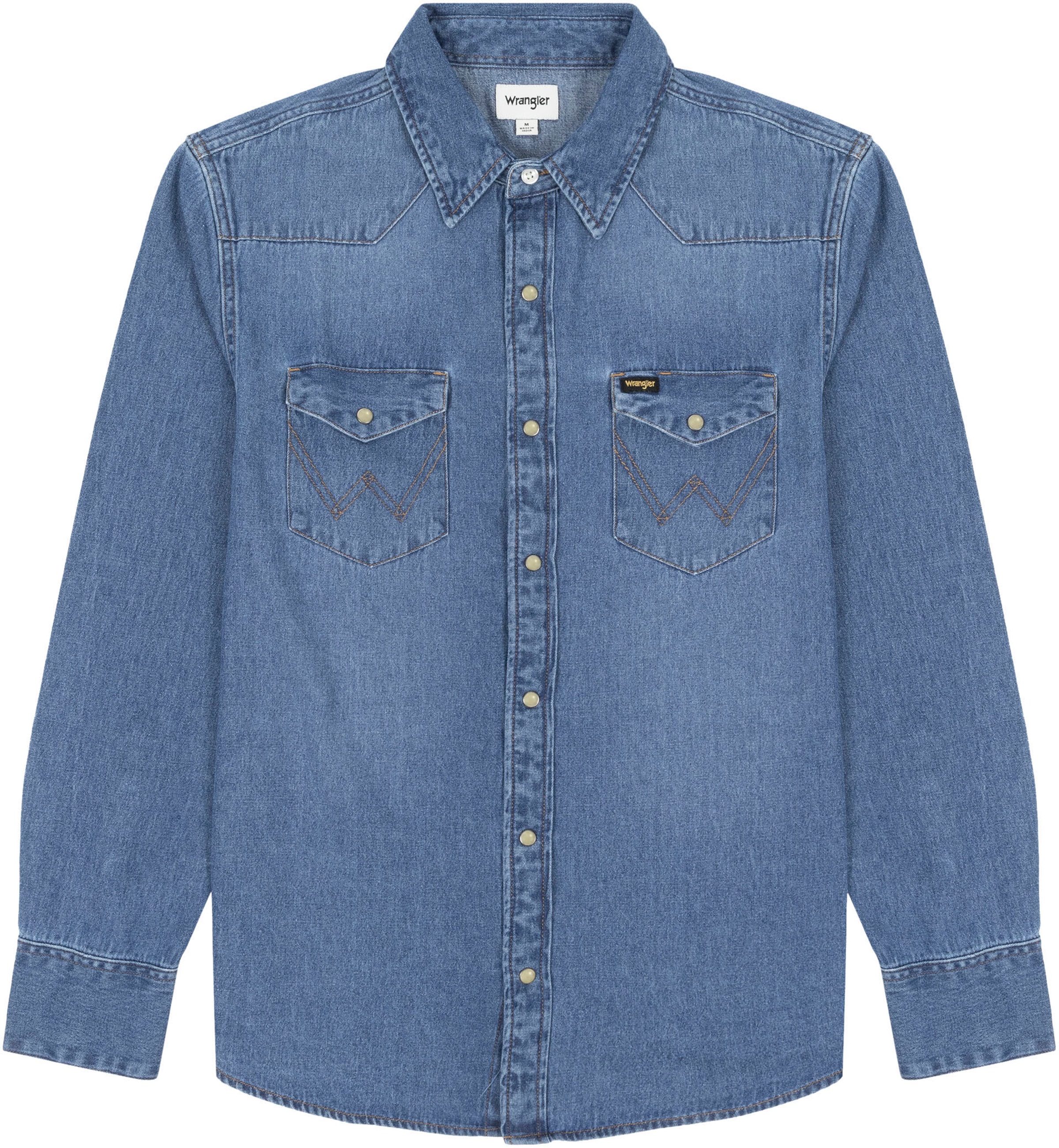 Regular fit Camicia '27MW' di WRANGLER in blu: frontale