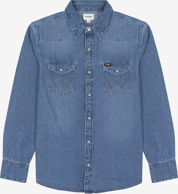 Camicia '27MW' di WRANGLER in blu: frontale