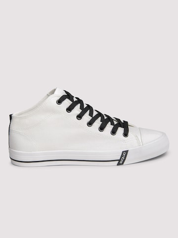Ombre Sneakers hoog in Wit