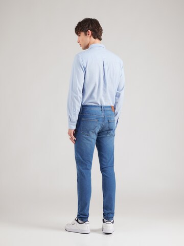 Skinny Jean 'FINSBURY' Pepe Jeans en bleu : derrière