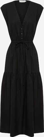 Tussah Dress 'CAMILE' in Black: front