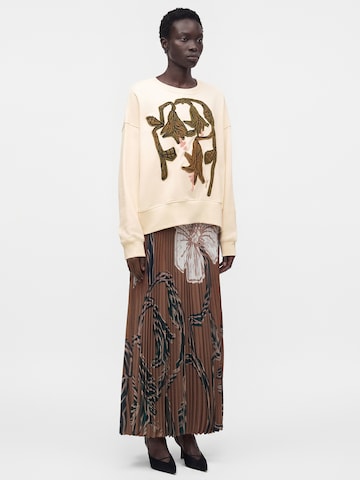 Munthe - Sudadera 'NAKOA' en blanco