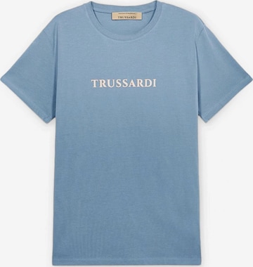 T-Shirt Trussardi en bleu : devant