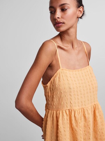 PIECES Summer Dress 'Solo' in Orange
