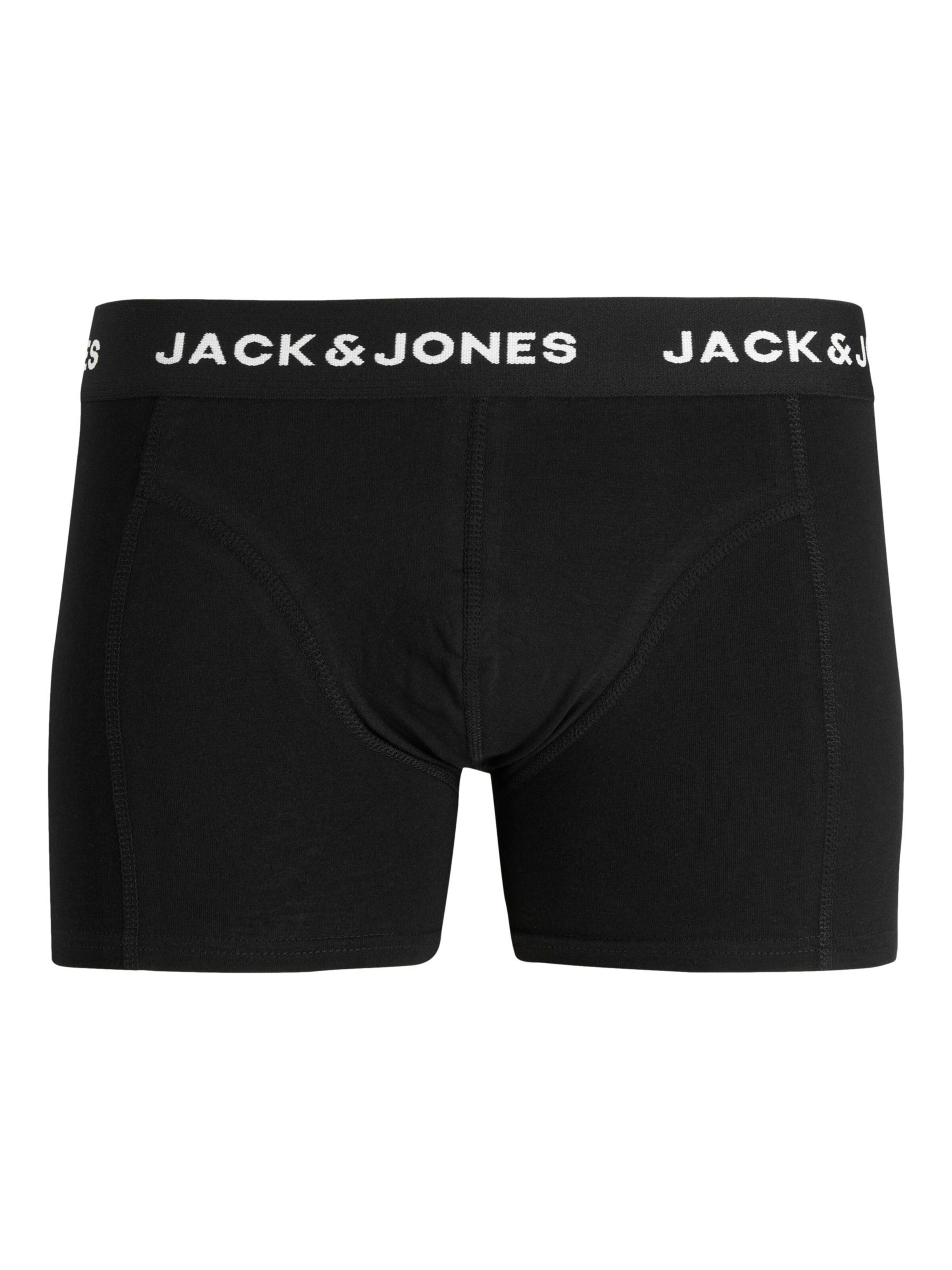JACK & JONES - Calzoncillo boxer en negro