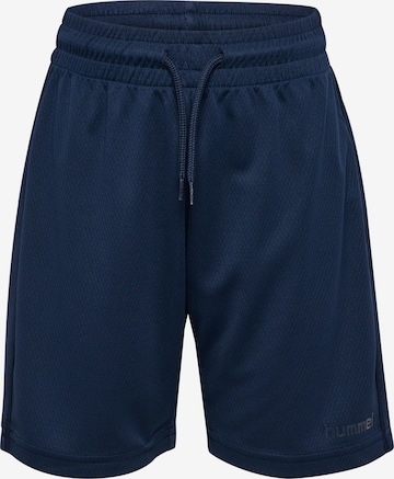 Hummel Regular Sportbroek in Blauw: voorkant