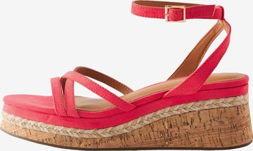 Sandales à lanières Next en rose : devant