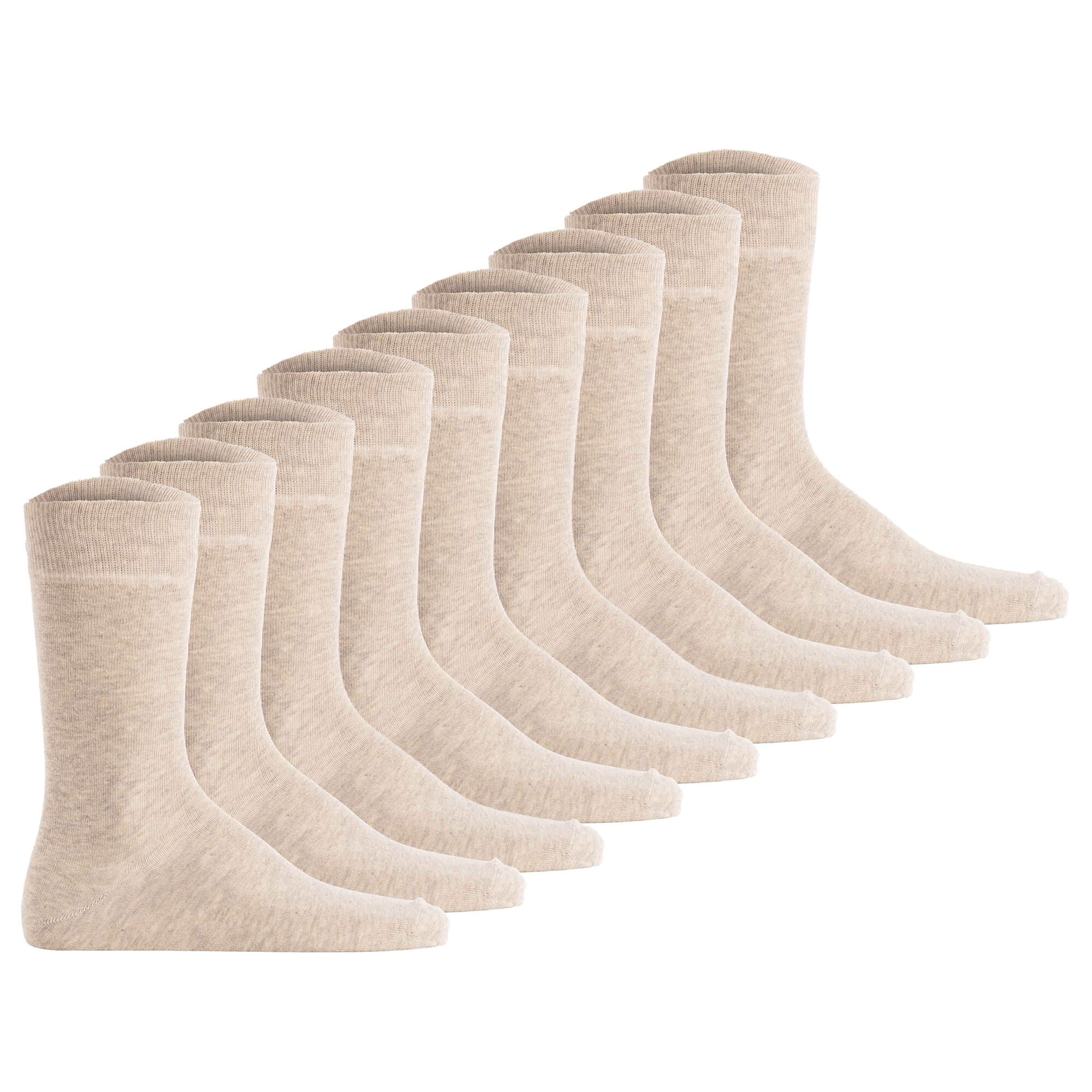 Hudson Socken in Beige: Vorderseite