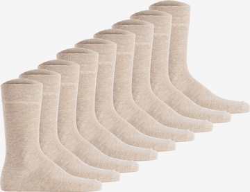 Calzino di Hudson in beige: frontale