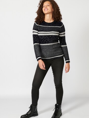 KOROSHI Pullover in Schwarz