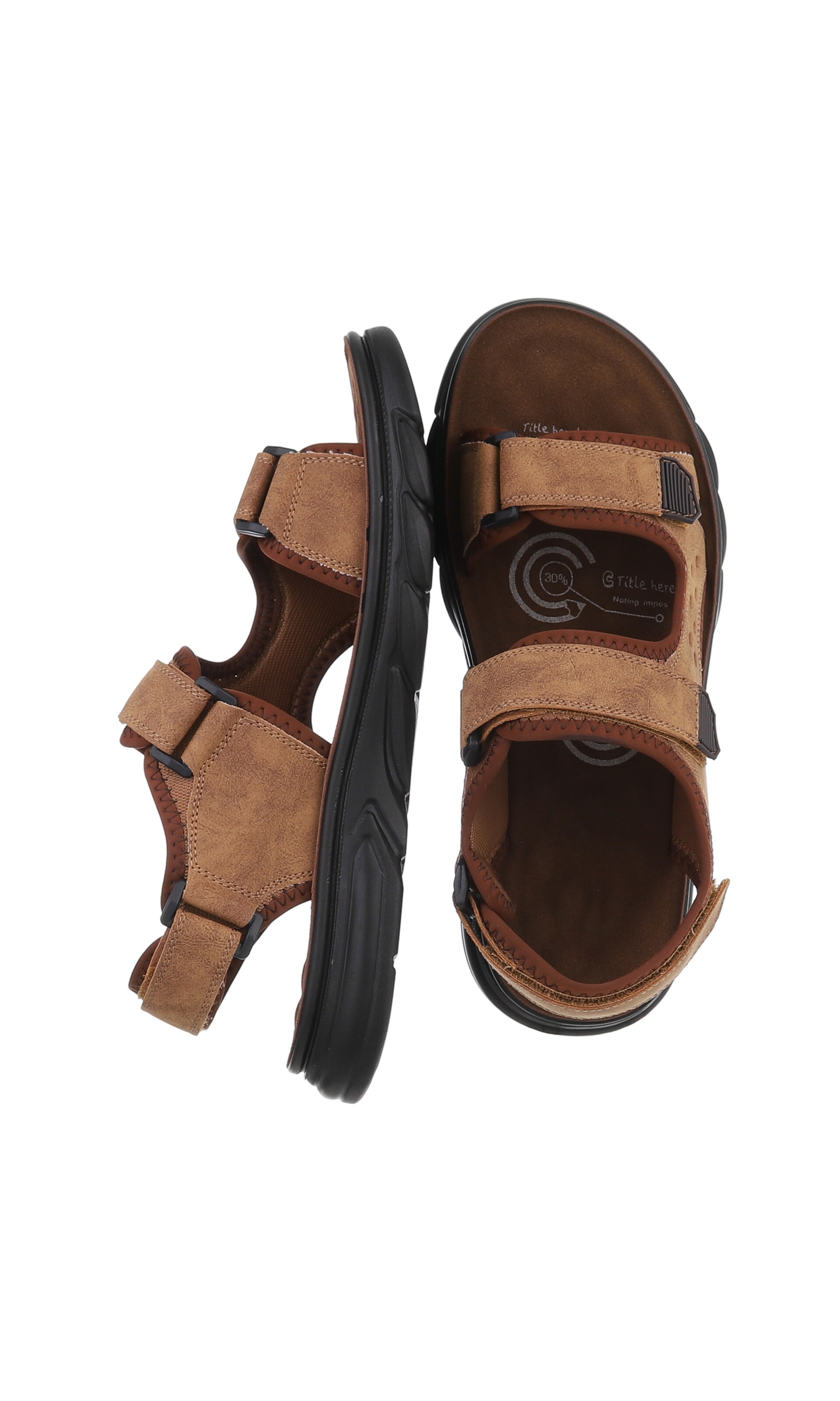 CoolWalk Hiking Sandals in Beige