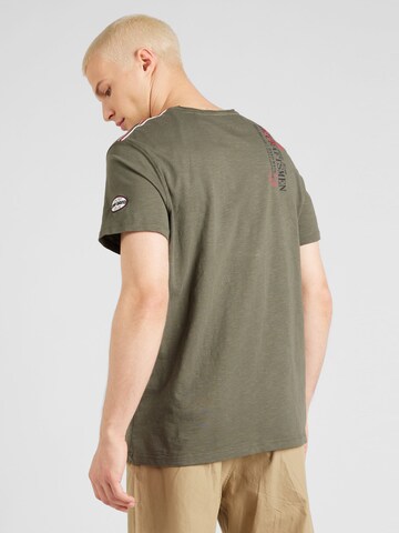 T-Shirt 'The Craftsmen' CAMP DAVID en vert