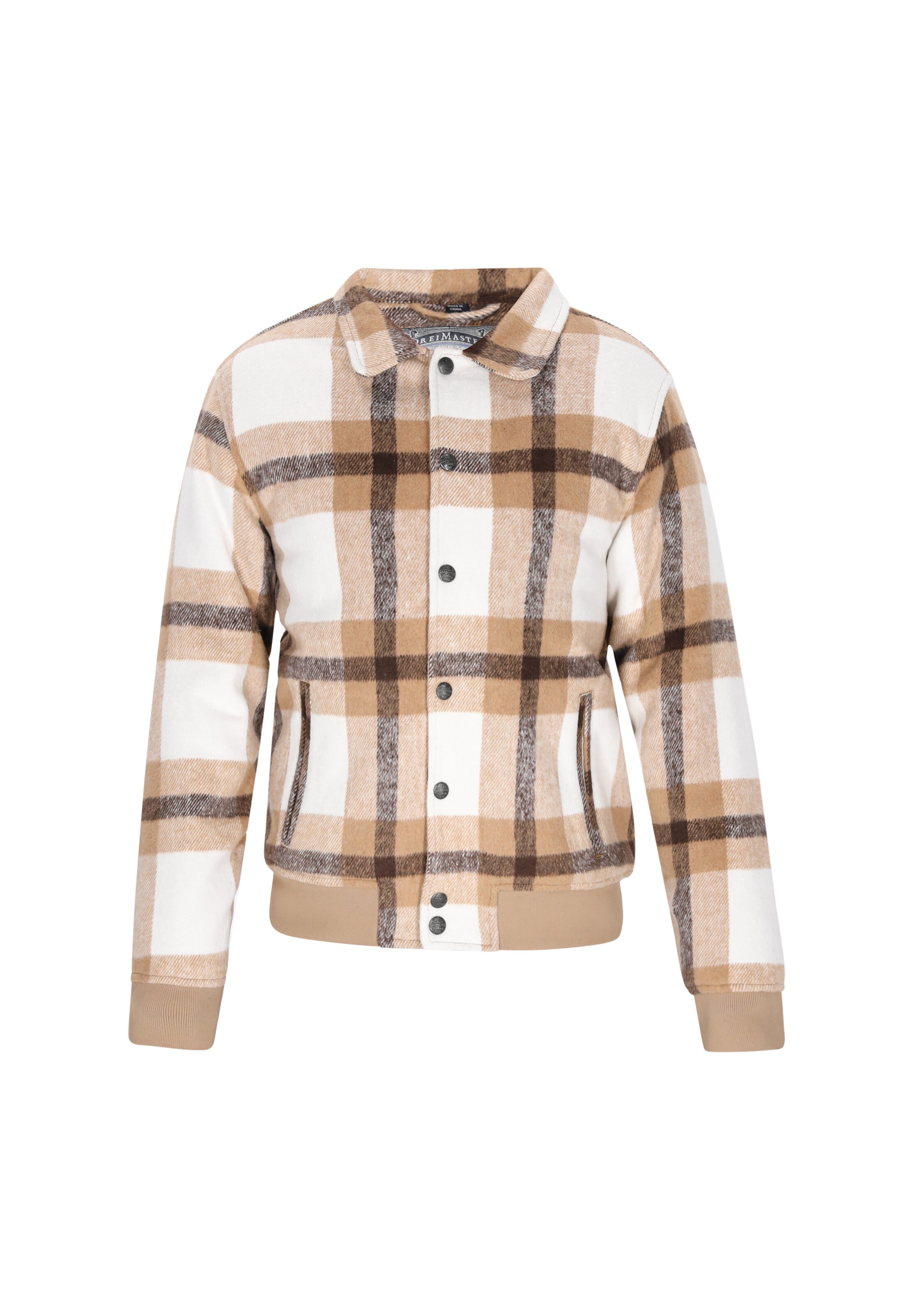 Veste mi-saison DreiMaster Vintage en beige : devant