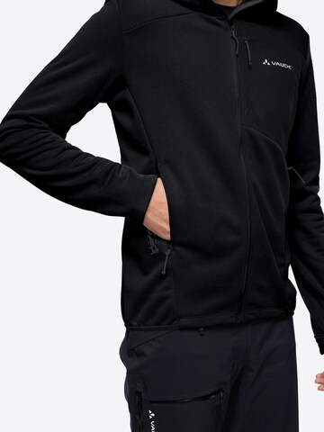 VAUDE Funktionele fleece-jas 'Monviso III' in Zwart