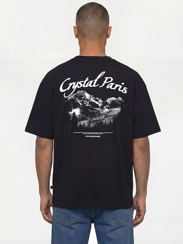 Crystal Paris Shirt 'Peace' in Black