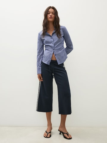Chemisier Bershka en bleu