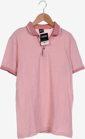 BOSS Black Poloshirt M in Pink: predná strana