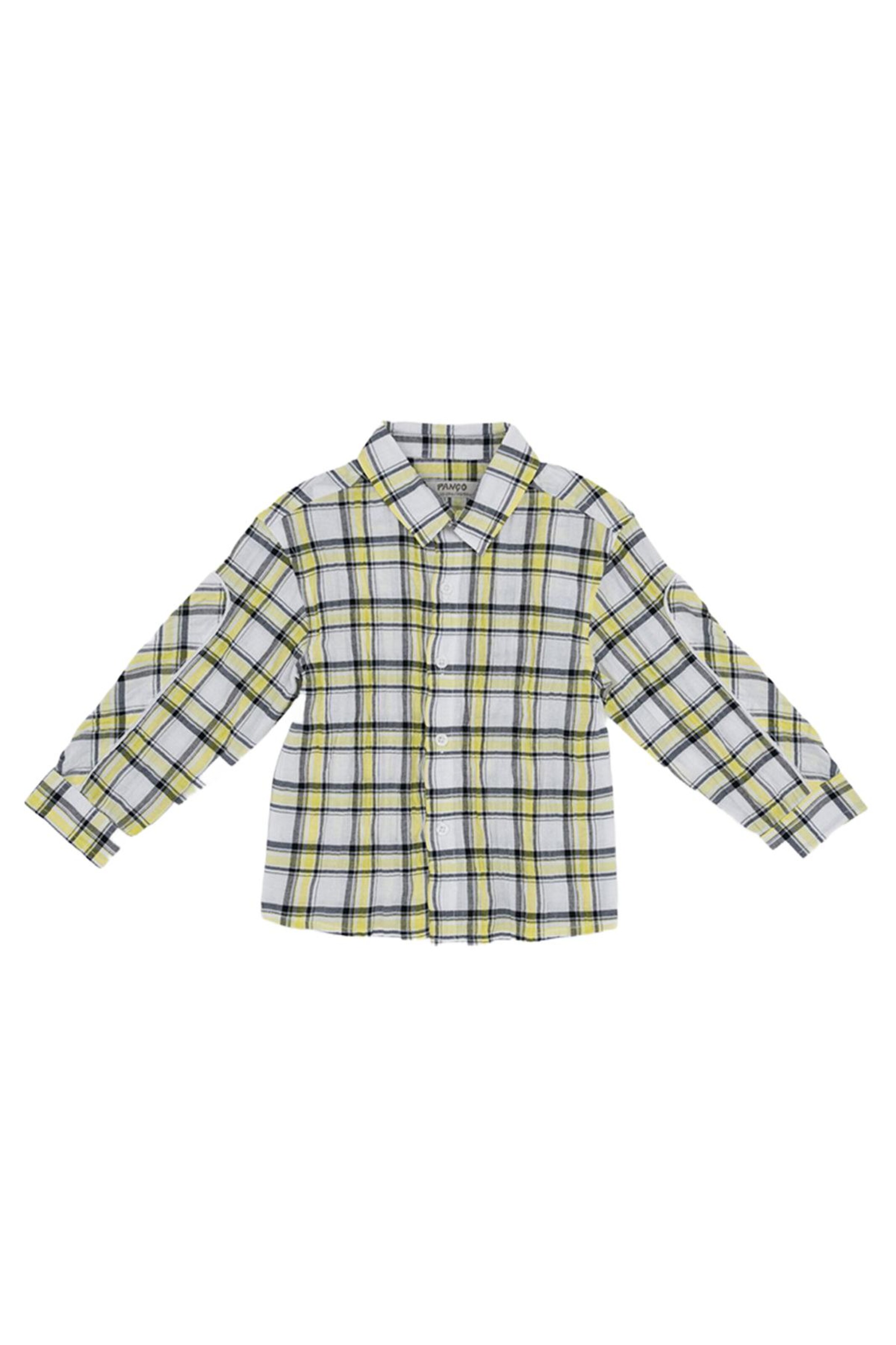 Panço Regular Fit Hemd in Weiß: Vorderseite