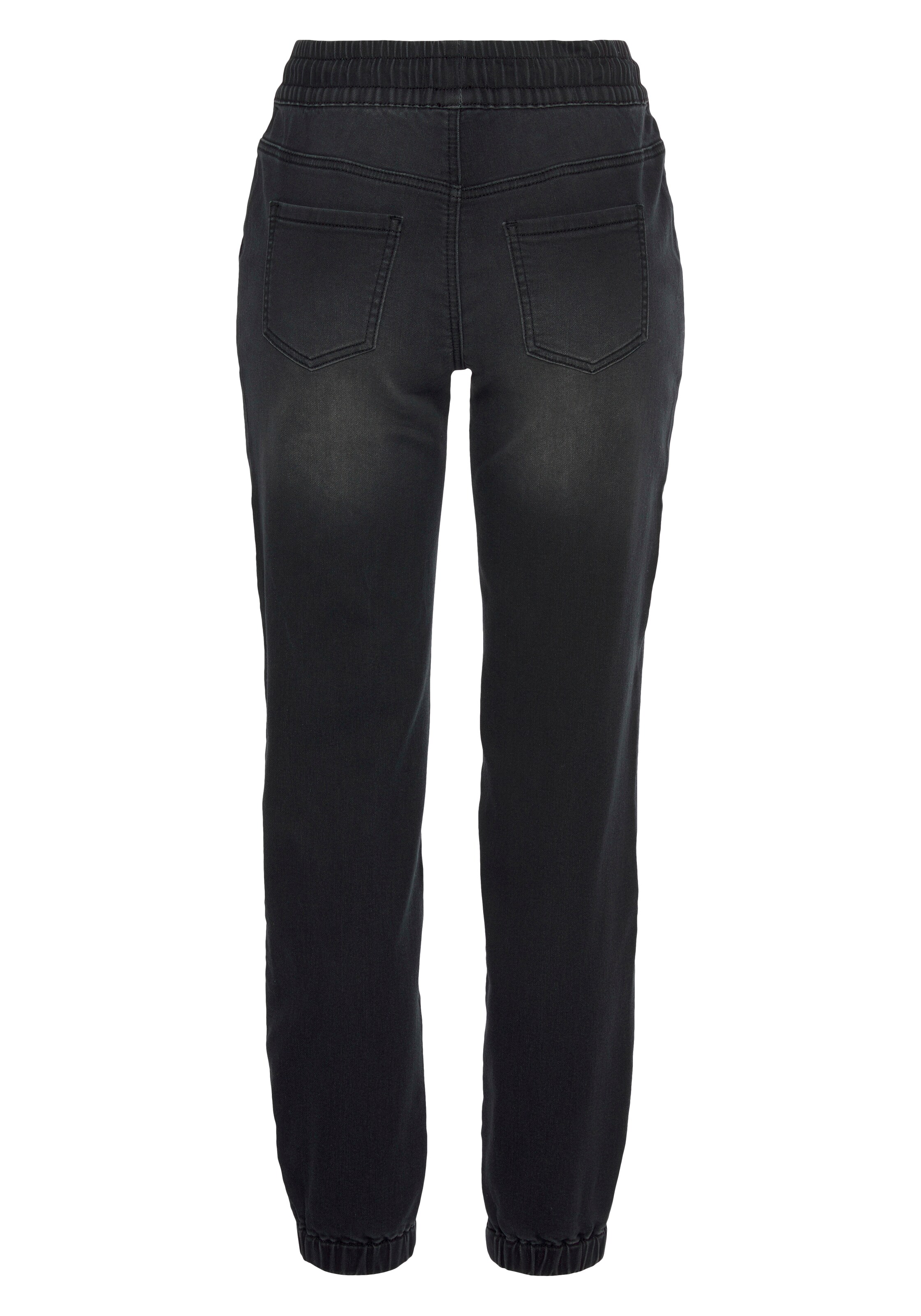 H.I.S Tapered Pants in Black