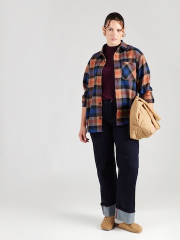 ONLY Carmakoma Bluse 'CARAUBREY' i rød