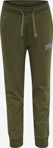 Effilé Pantalon Hummel en vert : devant