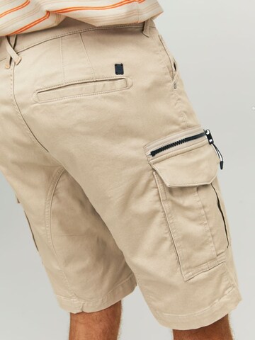 JACK & JONES Regular Cargohose in Beige