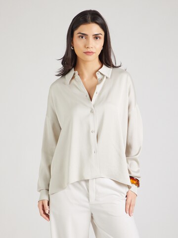 Chemisier 'CLOELIA' DRYKORN en beige : devant