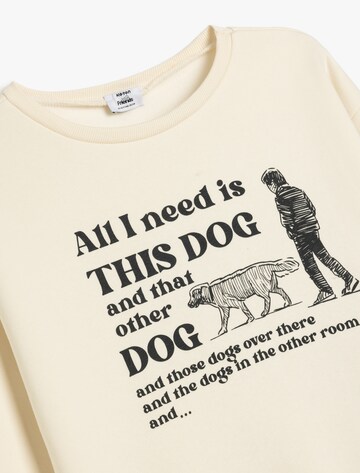 Koton Sweatshirt in Beige