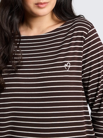 Tom Tailor Women + Shirt in Brown