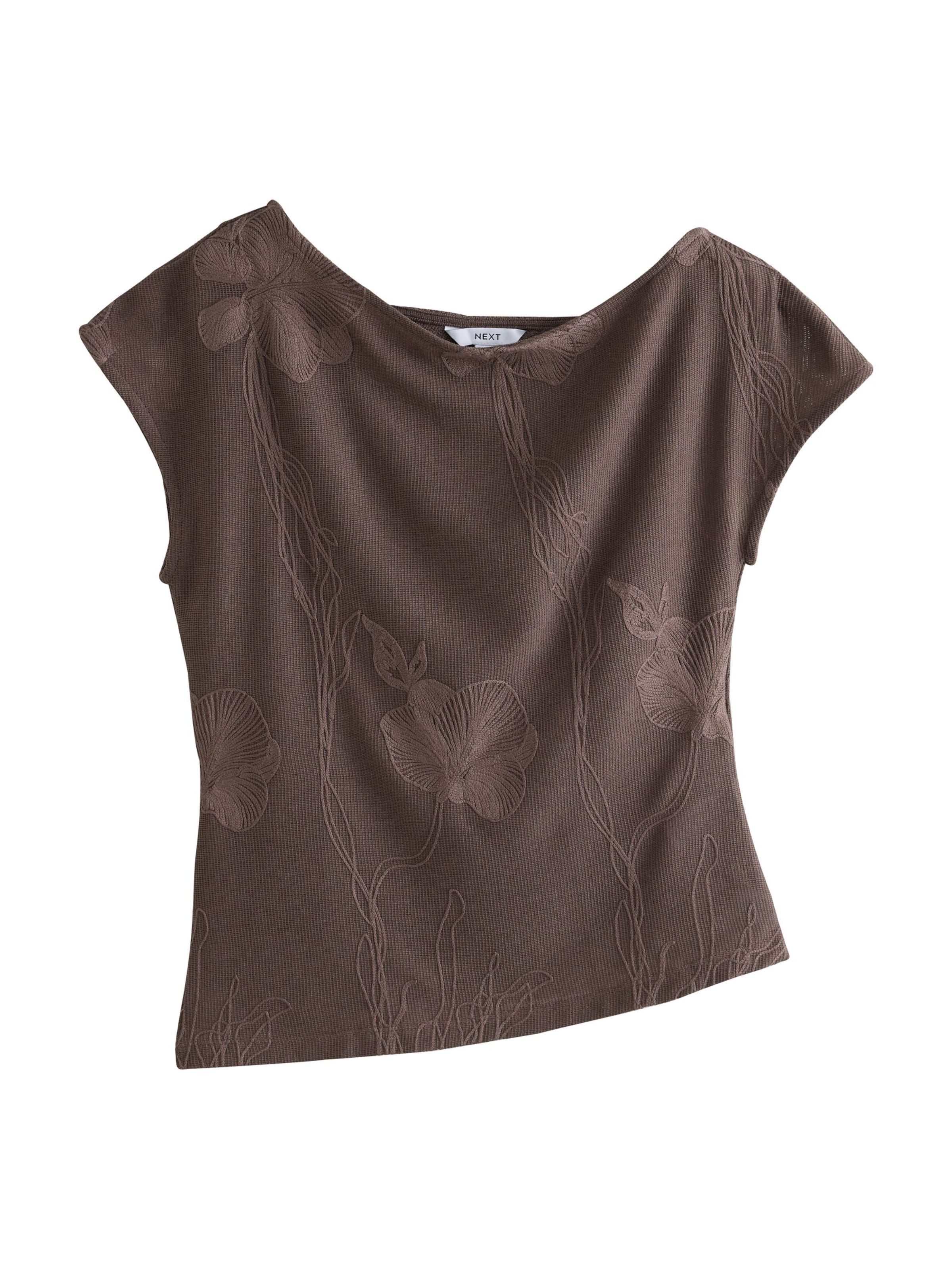 Next Bluse i brun: forside