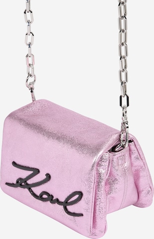 Karl Lagerfeld Crossbody Bag in Pink: front