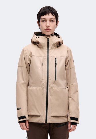 Giacca funzionale di ICEPEAK in beige: frontale