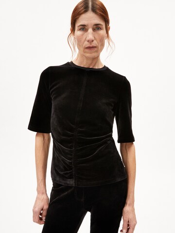 ARMEDANGELS Shirt in Zwart: voorkant