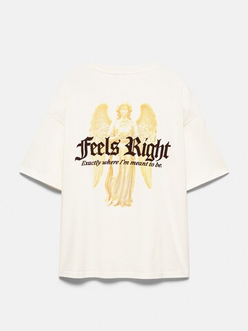 Pull&Bear T-Shirt in Beige