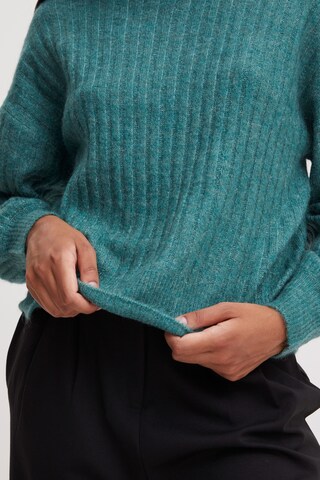 ICHI Strickpullover 'Kamara' in Blau